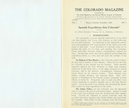 The Colorado Magazine