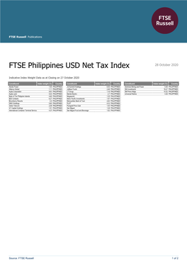 FTSE Publications