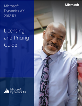 Microsoft Dynamics AX 2012 R3 Licensing Guide | 2016