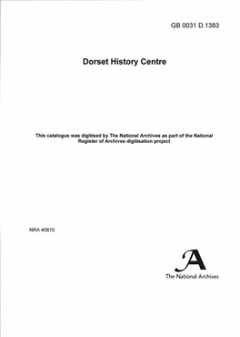 Dorset History Centre