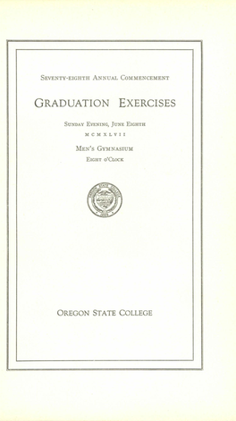 Graduation Exercises