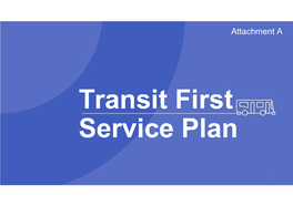 Transit Service Plan