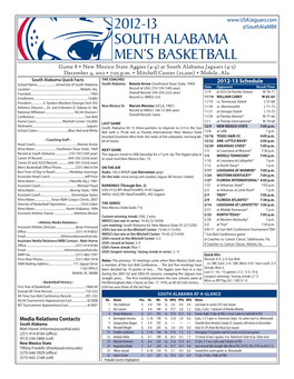 2012-13 South Alabama Men's Basketball