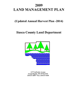 2009 Land Management Plan
