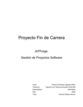 Gestión De Proyectos Software