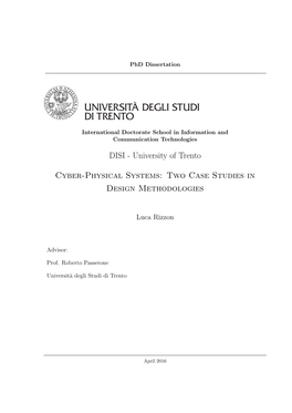 DISI - University of Trento