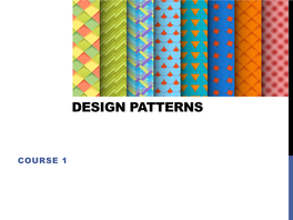 Design Patterns. Introduction