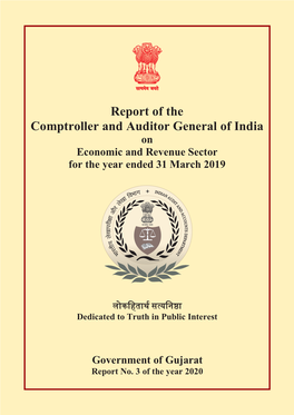 Economic and Revenue Sector for the Year Ended 31 March 2019