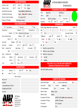 Convention Card Editor