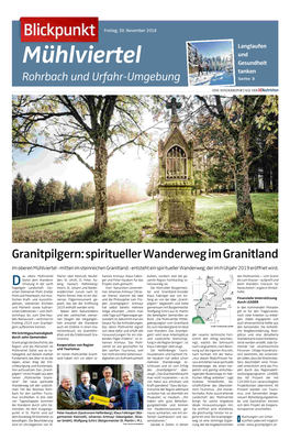 Granitpilgern:Spirituellerwanderwegimgranitland