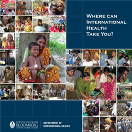 Where Can International Health Take You?