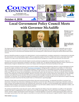 Read the October 4 County Connections