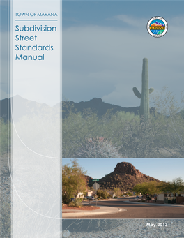 Subdivision Street Standards Manual
