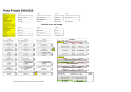 Pokal Freizeit 2019/2020