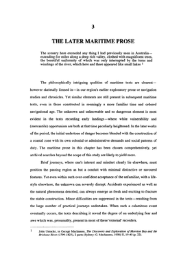 3 the Later Maritime Prose
