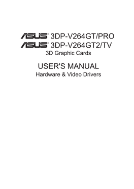 3Dp-V264gt/Pro 3Dp-V264gt2/Tv User's Manual