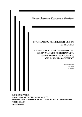 Grain Market Research Project