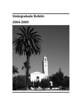 2004-2005 Undergraduate Bulletin