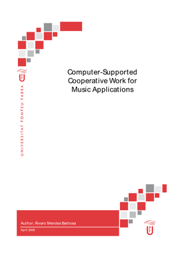 Computer-Supported Cooperative Work for Music Applications