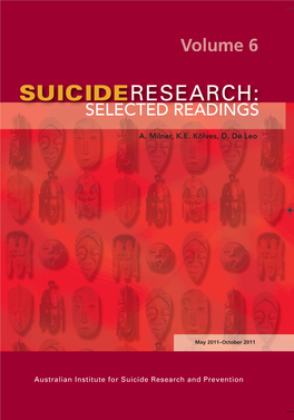Suicide Research and Prevention and Research Suicide for Institute Australian SUICIDE