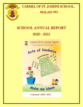 School Annual Report 2020 - 2021