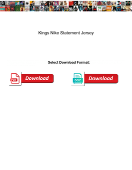 Kings Nike Statement Jersey