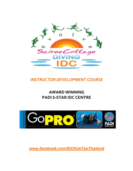 Instructor Development Course Award Winning Padi