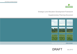 Strategic Land Allocation Development Framework