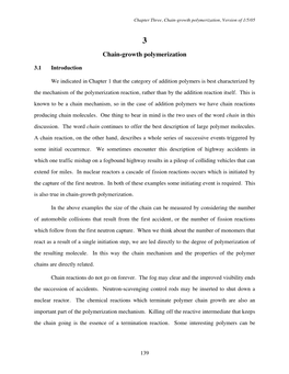 Chain-Growth Polymerization, Version of 1/5/05