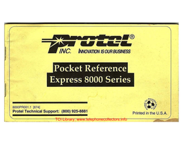 Protel Pocket Reference