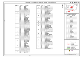 Ward Map of Homagama Pradeshiya Sabha - Colombo District Ref