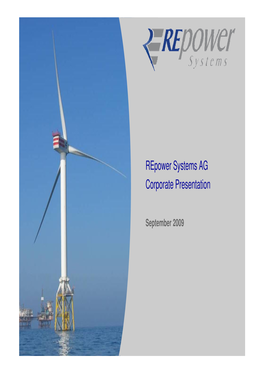 Repower Systems AG Corporate Presentation