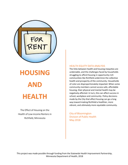 Final Report (Housing and Health).Pdf