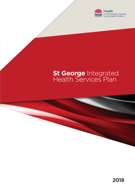 St George Integrated Health Services Plan