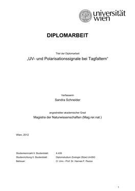 Diplomarbeit