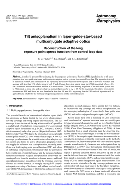 Tilt Anisoplanatism in Laser-Guide-Star-Based Multiconjugate Adaptive Optics