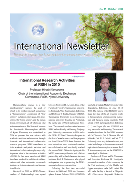 International Newsletter