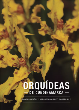 ORQUÍDEAS DE CUNDINAMARCA: CONSERVACIÓN Y APROVECHAMIENTO SOSTENIBLE Conservación Orquídeas De