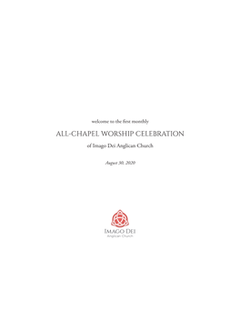 All-Chapel Worship Celebration