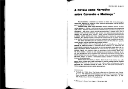 A·Novela Como Narrativa Sobre Opressio E Mudança *