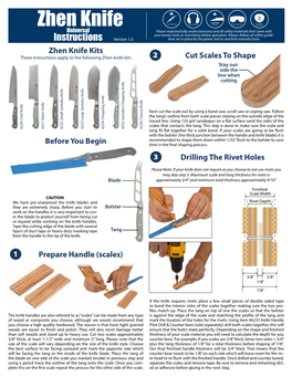 Zhen Knife Sharp Protection Universal Please Read and Fully Understand Any and All Safety Materials That Came with Your Power Tools Or Machinery Before Operation