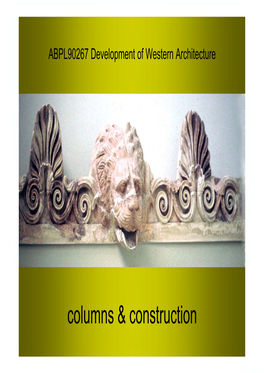 Columns & Construction