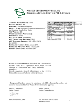 Financing Plan, Which Is the Origin of This Proposal