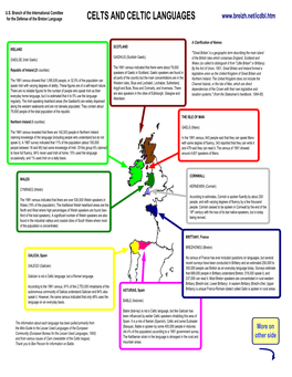 Celts and Celtic Languages