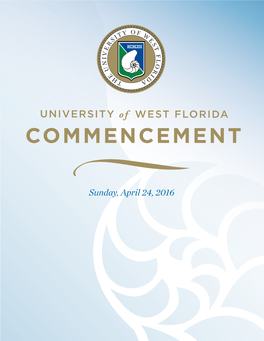 Commencement Program Platform Party