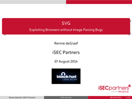 SVG Exploiting Browsers Without Image Parsing Bugs