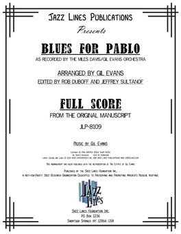 Blues for Pablo