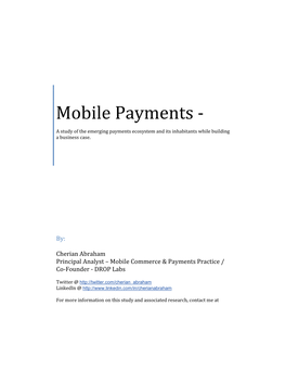 Mobile Payments