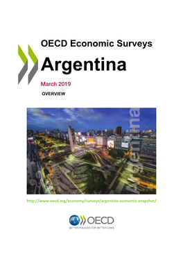 Oecd Economic Surveys: Argentina 2019 © Oecd 2019