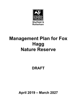 At Fox Hagg Nature Reserve the Heathland Is Rapidly Becoming